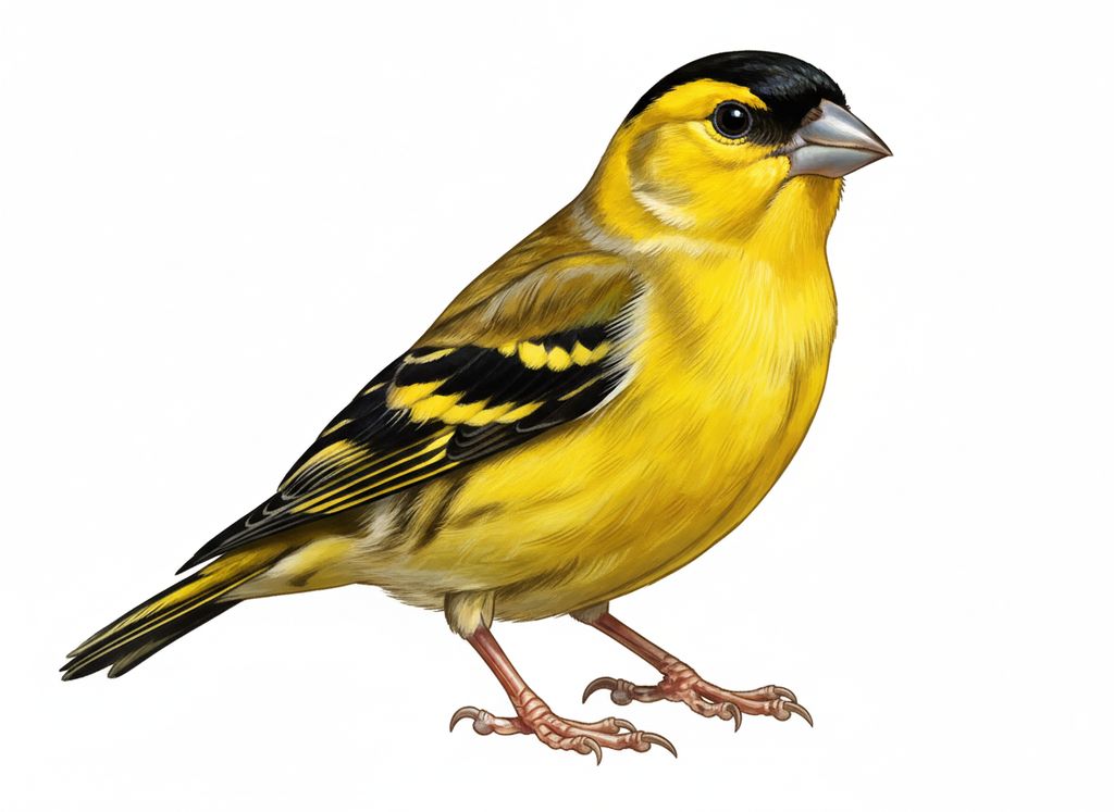 Illustration Zitronengirlitz
