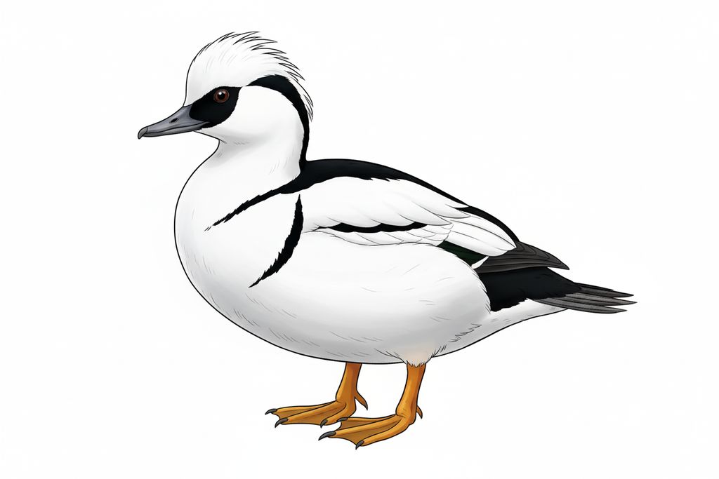 Illustration Zwergsäger