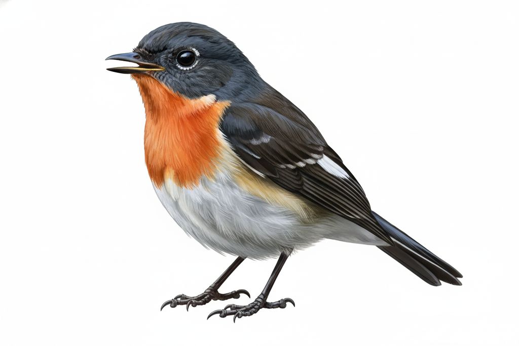 Illustration Zwergschnäpper