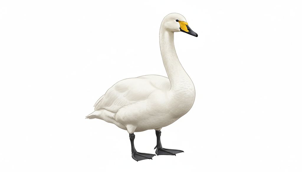 Illustration Zwergschwan