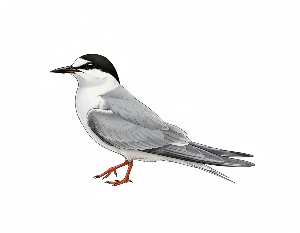 Illustration Zwergseeschwalbe