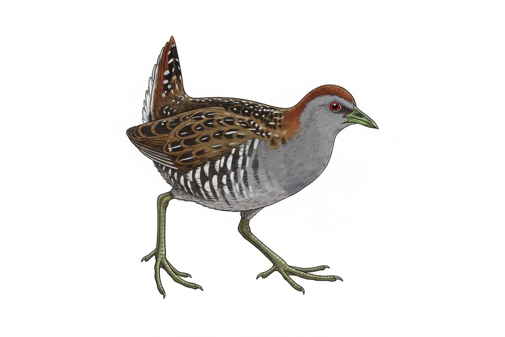 Illustration Zwergsumpfhuhn